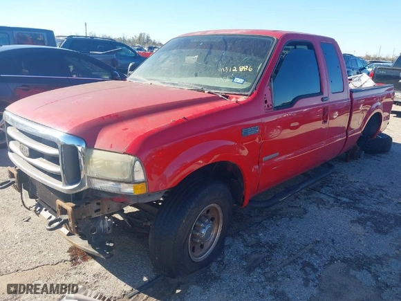 2004 Ford Super Duty F-250 XL with VIN 1FTNX20P94EA35929, listed as a IAAI auction lot 41312886 with 338,765 mi miles. Bid and sale history available at carsss.com. Image 2.