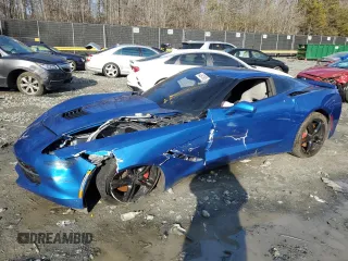 2016 Chevrolet Corvette Z51 1LT z VIN 1G1YH2D77G5118339, wystawiony jako Copart lot #44587895 z przebiegiem 32 995 mil mil oraz Szkoda całkowita • Salvage title. Historia ofert i sprzedaży dostępna na DreamBid. Obrazek 1.
