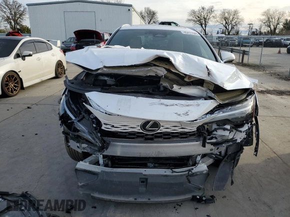 2024 Lexus RX 350h with VIN 2T2BBMCAXRC058629, listed as a Copart auction lot 45477505 with Not Provided miles and Salvage Title. Bid and sale history available at DreamBid. Image 5.