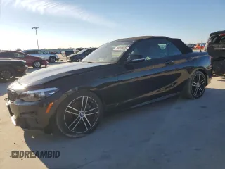 2020 BMW 2 Series 230i with VIN WBA2M7C01L7E59616, listed as a Copart auction lot 88319025 with 36,890 mi miles and Salvage Title. Bid and sale history available at carsss.com. Image 1.