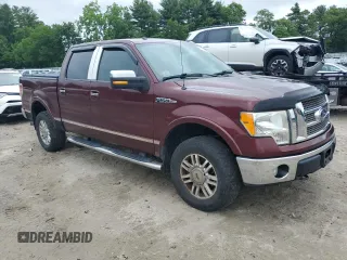 2010 Ford F-150 XL with VIN 1FTFW1EV3AFC86735, listed as a Copart auction lot 61460825 with 190,144 mi miles and Clean title. Bid and sale history available at DreamBid. Image 4.