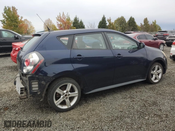 2010 Pontiac Vibe w/1SB with VIN 5Y2SP6E06AZ407043, listed as a Copart auction lot 76349544 with 0 mi miles and Salvage Title. Bid and sale history available at carsss.com. Image 3.