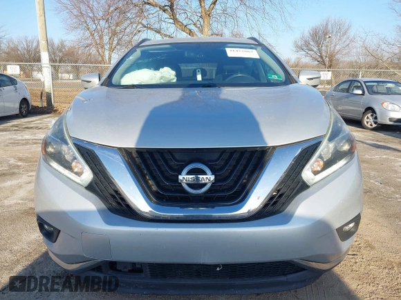 2018 Nissan Murano Platinum with VIN 5N1AZ2MG1JN115302, listed as a IAAI auction lot 41452867 with 128,992 mi miles. Bid and sale history available at carsss.com. Image 12.