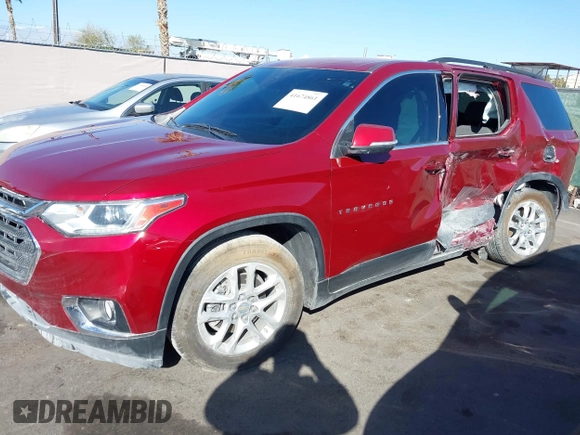 2021 Chevrolet Traverse LT Cloth with VIN 1GNERGKW2MJ193006, listed as a IAAI auction lot 41674861 with 43,465 mi miles and . Bid and sale history available at DreamBid. Image 6.