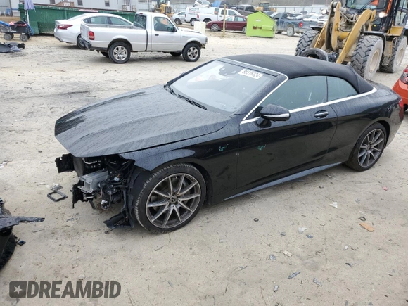 2019 Mercedes-Benz S-Class S 560 with VIN WDDXK8DB7KA035737, listed as a Copart auction lot 85316424 with 64,608 mi miles and Salvage Title. Bid and sale history available at carsss.com. Image 1.
