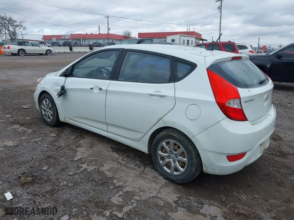 2013 Hyundai Accent GL with VIN KMHCT5AEXDU068215, listed as a IAAI auction lot 41922280 with 159,978 mi miles. Bid and sale history available at carsss.com. Image 3.
