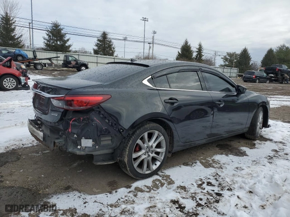 2016 Mazda Mazda6 i Touring with VIN JM1GJ1T54G1432295, listed as a Copart auction lot 87930745 with NaN miles and Salvage Title. Bid and sale history available at carsss.com. Image 3.