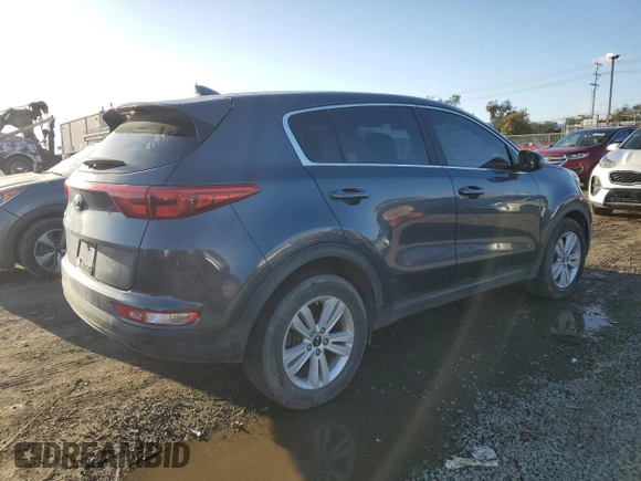 2017 Kia Sportage LX with VIN KNDPM3AC2H7165760, listed as a Copart auction lot 48180215 with 80,238 mi miles and Salvage Title. Bid and sale history available at carsss.com. Image 3.