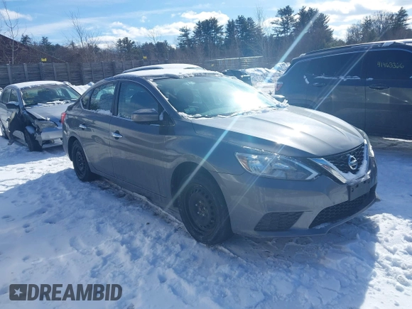 2019 Nissan Sentra SV with VIN 3N1AB7AP0KY241667, listed as a IAAI auction lot 41492313 with 59,495 mi miles and . Bid and sale history available at DreamBid. Image 1.