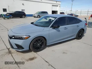 2023 Honda Civic Sport with VIN 2HGFE2F55PH549937, listed as a Copart auction lot 53863935 with 21,310 mi miles and Salvage title. Bid and sale history available at DreamBid. Image 1.