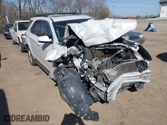 2016 Chevrolet Equinox LT with VIN 2GNFLFEK9G6152561, listed as a IAAI auction lot 41827514 with 120,848 mi miles and . Bid and sale history available at carsss.com. Image 1.