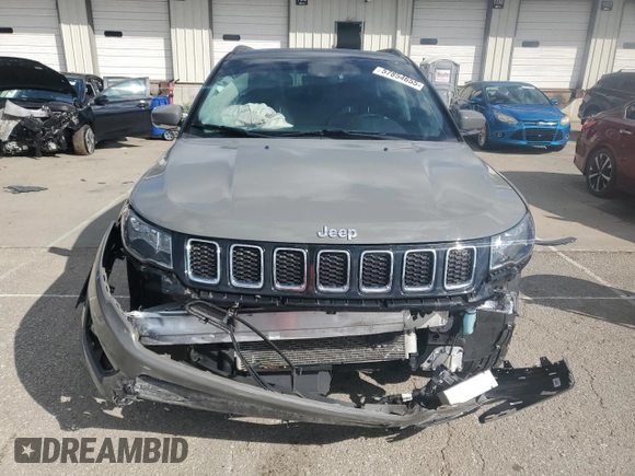 2021 Jeep Compass Limited with VIN 3C4NJDCB1MT579130, listed as a Copart auction lot 57854655 with 49,553 mi miles and Salvage title. Bid and sale history available at DreamBid. Image 5.