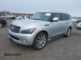 2013 Infiniti QX56 with VIN JN8AZ2NE4D9060217, listed as a IAAI auction lot 41622879 with 212,000 mi miles and . Bid and sale history available at DreamBid. Image 2.