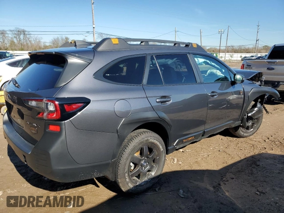 2025 Subaru Outback Wilderness with VIN 4S4BTGUD4S3167531, listed as a Copart auction lot 87929975 with 2,511 mi miles and Salvage Title. Bid and sale history available at carsss.com. Image 3.