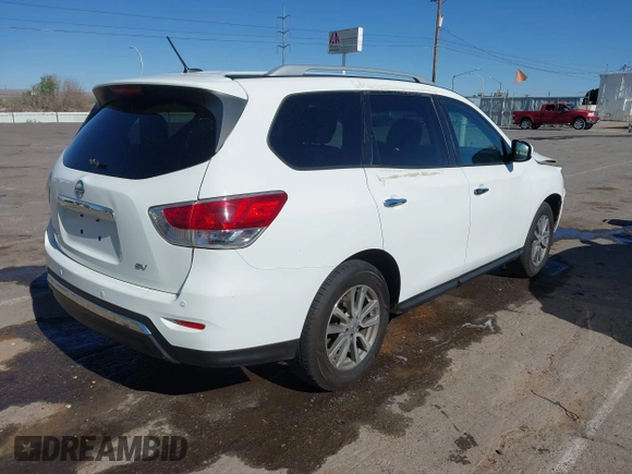 2016 Nissan Pathfinder S with VIN 5N1AR2MN7GC638875, listed as a IAAI auction lot 41996143 with 92,637 mi miles and . Bid and sale history available at DreamBid. Image 4.