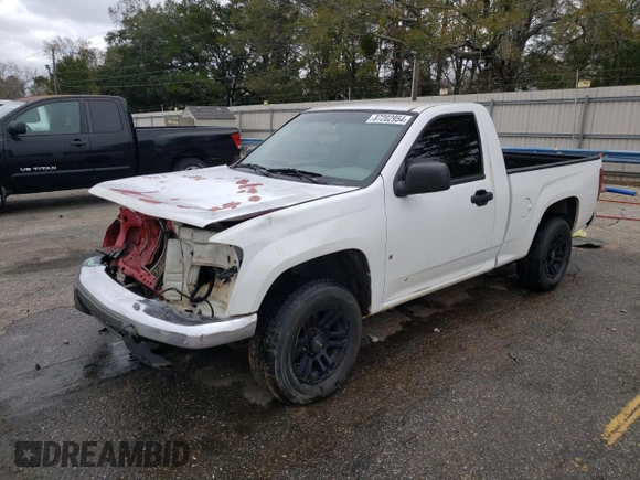 2008 Chevrolet Colorado LS with VIN 1GCCS149888165975, listed as a Copart auction lot 87202954 with 168,128 mi miles and Salvage Title. Bid and sale history available at DreamBid. Image 1.