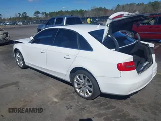 2013 Audi A4 Premium with VIN WAUAFAFL2DN049345, listed as a IAAI auction lot 41731822 with 195,719 mi miles. Bid and sale history available at carsss.com. Image 3.
