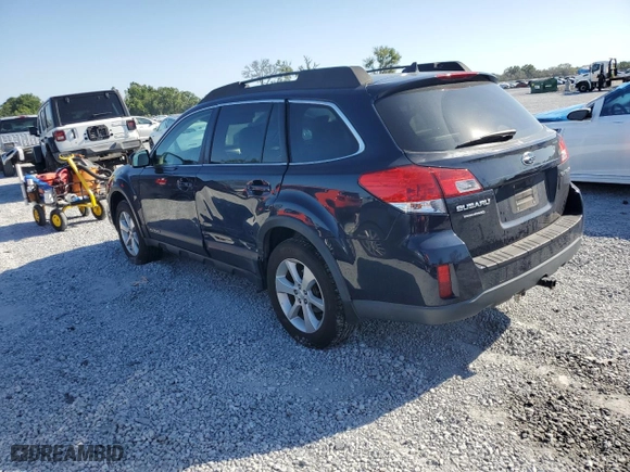 2013 Subaru Outback 2.5i Limited with VIN 4S4BRCKC6D3243108, listed as a Copart auction lot 53737355 with 134,664 mi miles and Salvage Title. Bid and sale history available at carsss.com. Image 2.