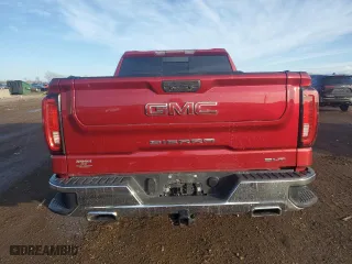 2020 GMC Sierra 1500 SLT with VIN 3GTU9DED3LG146760, listed as a Copart auction lot 44265855 with 0 mi miles and Salvage Title. Bid and sale history available at carsss.com. Image 6.