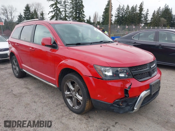 2017 Dodge Journey Crossroad Plus with VIN 3C4PDDGG4HT517717, listed as a IAAI auction lot 41815676 with 103,021 mi miles and . Bid and sale history available at DreamBid. Image 1.