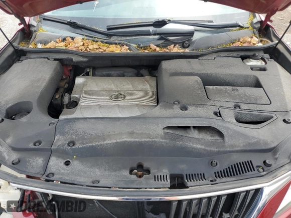 2011 Lexus RX 350 with VIN 2T2BK1BA3BC096841, listed as a Copart auction lot 55532455 with 77,644 mi miles and Salvage title. Bid and sale history available at DreamBid. Image 12.