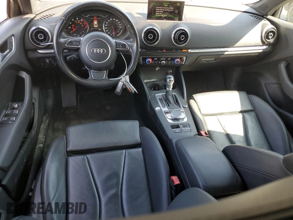 2016 Audi A3 with VIN WAUG7GFF2G1036563, listed as a Copart auction lot 68126464 with 123,657 mi miles and Salvage title. Bid and sale history available at DreamBid. Image 8.