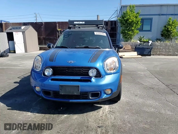 2013 MINI Countryman S with VIN WMWZC3C51DWP23167, listed as a Copart auction lot 63933185 with 72,329 mi miles and Salvage title. Bid and sale history available at DreamBid. Image 13.