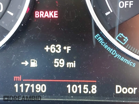 2015 BMW 3 Series 328i with VIN WBA3A5C58FF609161, listed as a IAAI auction lot 41162704 with 117,190 mi miles. Bid and sale history available at carsss.com. Image 15.