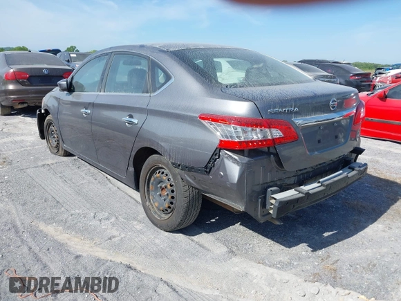 2015 Nissan Sentra S with VIN 3N1AB7AP4FY300807, listed as a IAAI auction lot 41499014 with 67,118 mi miles. Bid and sale history available at carsss.com. Image 3.