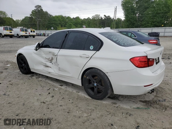 2014 BMW 3 Series 328i with VIN WBA3A5C58EF605710, listed as a Copart auction lot 53621695 with Not Provided miles and Salvage Title. Bid and sale history available at DreamBid. Image 2.
