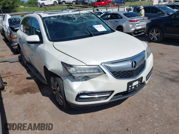 2015 Acura MDX Technology with VIN 5FRYD4H4XFB032761, listed as a IAAI auction lot 42511966 with 98,470 mi miles and . Bid and sale history available at DreamBid. Image 1.