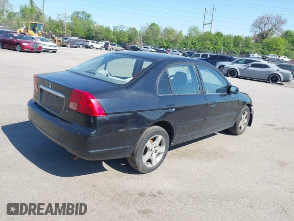 2002 Honda Civic EX with VIN 2HGES26742H523439, listed as a IAAI auction lot 42131715 with 260,406 mi miles and . Bid and sale history available at DreamBid. Image 4.