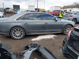 2015 Audi A8 L 4.0T with VIN WAU32AFD4FN041084, listed as a IAAI auction lot 41450453 with 86,199 mi miles. Bid and sale history available at carsss.com. Image 13.