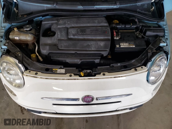 2017 FIAT 500 Pop with VIN 3C3CFFLR7HT542417, listed as a Copart auction lot 64205895 with 59,482 mi miles and Clean title. Bid and sale history available at DreamBid. Image 11.