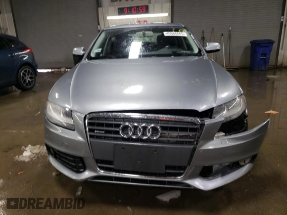 2011 Audi A4 Premium with VIN WAUBFAFL0BA082630, listed as a Copart auction lot 45688645 with 187,452 mi miles and Salvage Title. Bid and sale history available at carsss.com. Image 5.