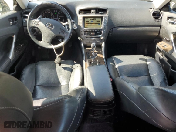 2010 Lexus IS 250 with VIN JTHCF5C21A5039768, listed as a Copart auction lot 62135085 with 157,726 mi miles and Clean title. Bid and sale history available at DreamBid. Image 8.