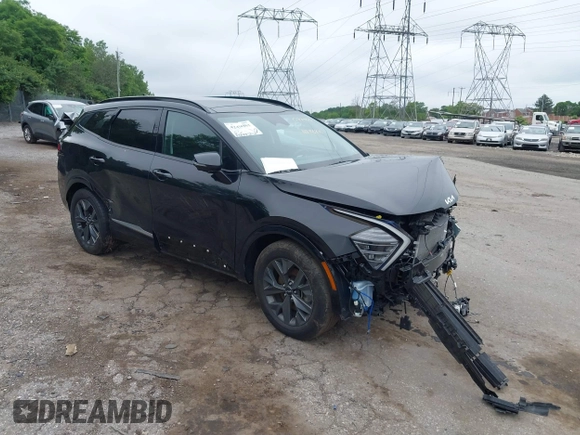 2023 Kia Sportage SX-Prestige with VIN KNDPXCAG3P7077955, listed as a IAAI auction lot 42456463 with 24,699 mi miles and . Bid and sale history available at DreamBid. Image 1.