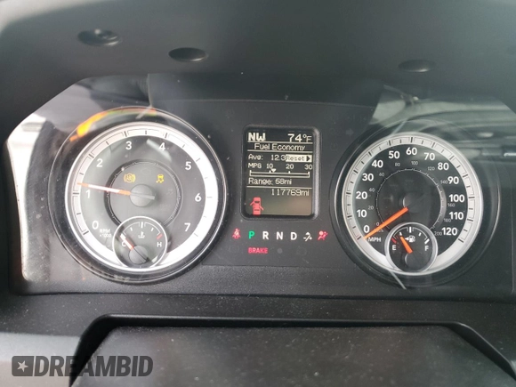 2014 Ram 1500 Big Horn with VIN 1C6RR7GT9ES296628, listed as a Copart auction lot 51366935 with 117,769 mi miles and Salvage title. Bid and sale history available at DreamBid. Image 9.