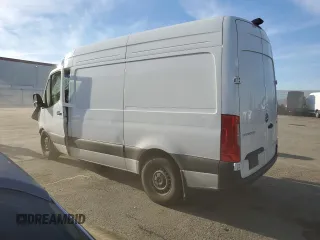 2024 Mercedes-Benz Sprinter Cargo with VIN W1Y4KBHY4RT182858, listed as a Copart auction lot 87263844 with Not Provided miles and Salvage Title. Bid and sale history available at carsss.com. Image 2.