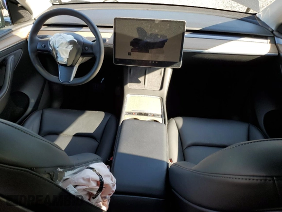 2023 Tesla Model Y Long Range z VIN 7SAYGDEE1PF865195, wystawiony jako Copart lot #57455765 z przebiegiem 32 011 mil mil oraz Szkoda całkowita • Salvage title. Historia ofert i sprzedaży dostępna na DreamBid. Obrazek 8.