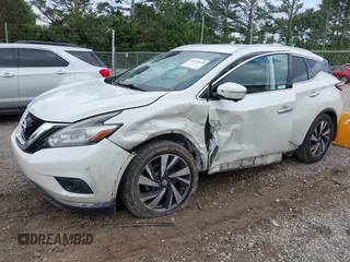 2015 Nissan Murano Platinum z VIN 5N1AZ2MG5FN204541, wystawiony jako IAAI lot #42225020 z przebiegiem 145 900 mil mil oraz . Historia ofert i sprzedaży dostępna na DreamBid. Obrazek 6.