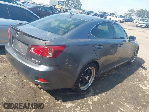 2012 Lexus IS 250 with VIN JTHBF5C21C5168978, listed as a IAAI auction lot 42076073 with 250,078 mi miles and . Bid and sale history available at DreamBid. Image 4.