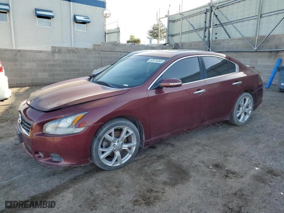 2012 Nissan Maxima 3.5 S with VIN 1N4AA5AP5CC860298, listed as a Copart auction lot 52574345 with 169,082 mi miles and Clean Title. Bid and sale history available at carsss.com. Image 1.