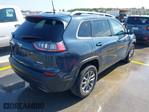 2019 Jeep Cherokee Latitude Plus with VIN 1C4PJLLX9KD469704, listed as a IAAI auction lot 42257879 with 90,917 mi miles and . Bid and sale history available at DreamBid. Image 4.