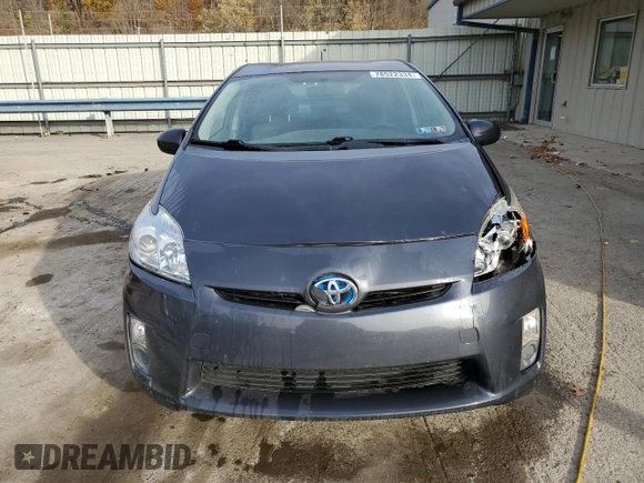 2011 Toyota Prius I with VIN JTDKN3DU5B0279473, listed as a Copart auction lot 78522334 with 261,478 mi miles and Salvage Title. Bid and sale history available at DreamBid. Image 5.