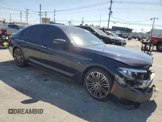 2018 BMW 5 Series 530i with VIN WBAJA5C59JWA35964, listed as a Copart auction lot 49891975 with 111,809 mi miles and Salvage Title. Bid and sale history available at DreamBid. Image 4.