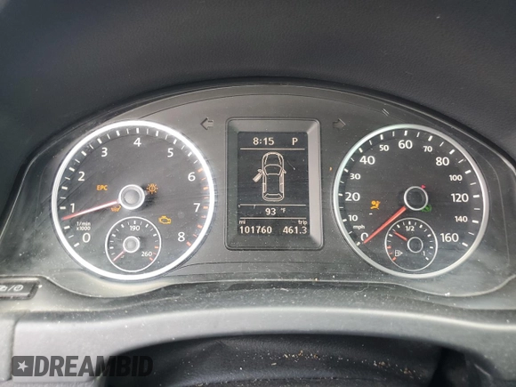 2013 Volkswagen Tiguan S with VIN WVGAV3AX3DW589739, listed as a Copart auction lot 64884645 with 101,760 mi miles and Clean title. Bid and sale history available at DreamBid. Image 9.