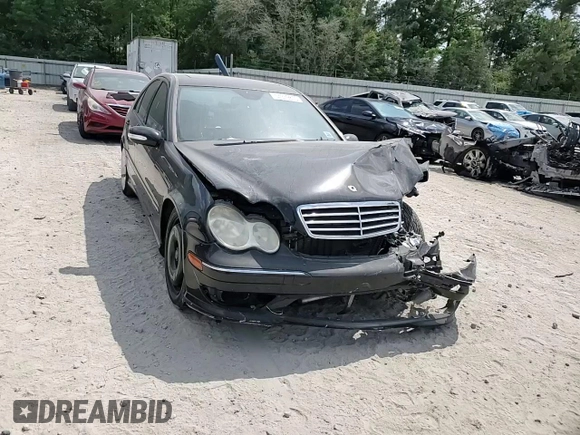 2007 Mercedes-Benz C 230 Sport with VIN WDBRF52H17E027385, listed as a Copart auction lot 54379815 with Not Provided miles and Salvage Title. Bid and sale history available at DreamBid. Image 13.