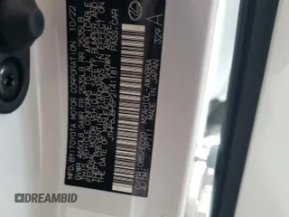 2023 Lexus UX 250h Premium с VIN JTHP6JBH5P2141181, выставлен на аукционе Copart как лот 58265074 с пробегом 3 132 миль миль и На запчасти • Non repairable. История ставок и продаж доступна на DreamBid. Изображение 12.