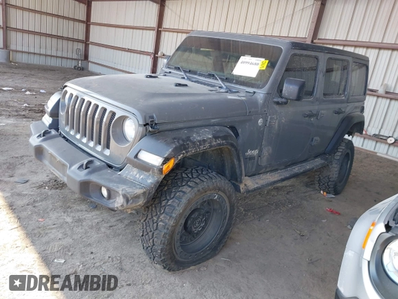 2020 Jeep Wrangler Unlimited Sport S с VIN 1C4HJXDG1LW189100, выставлен на аукционе IAAI как лот 40994680 с пробегом 172 039 миль миль и . История ставок и продаж доступна на DreamBid. Изображение 18.